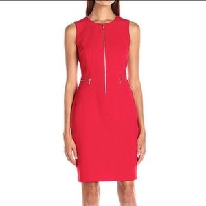 Calvin Klein NEW Red Women's Sleeveless zipper 12